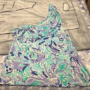 Lilly Pulitzer One Shoulder Top